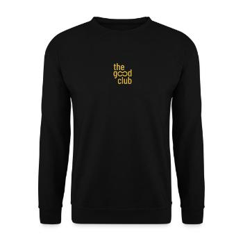 The Good Club - Version Or - Sweat-shirt Unisexe - noir - Devant - Alina (178cm) & Michal (187cm)