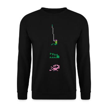 Jungle - Unisex Sweatshirt - black - Front - Alina (178cm) & Michal (187cm)