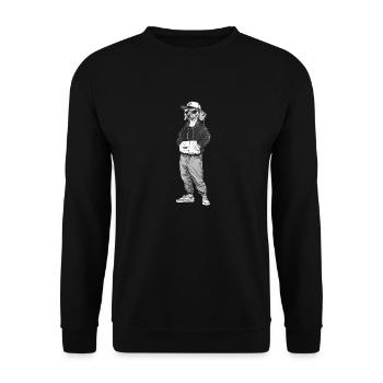 Man of your dreams 2.0 - Unisex Sweatshirt - black - Front - Alina (178cm) & Michal (187cm)