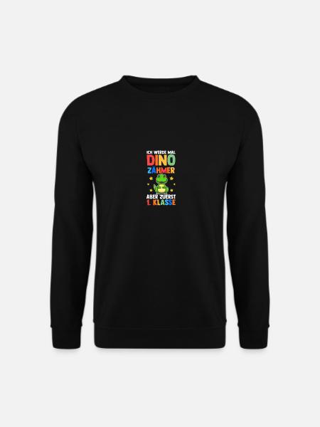 Kita Abgänger Dino Erste Klasse Einschulung - Unisex Pullover - Schwarz