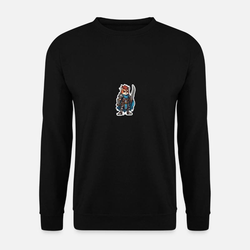 Warrior Fox - Unisex Sweatshirt - black