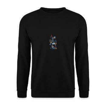 Breakdancer - Unisex Sweatshirt - black - Front - Alina (178cm) & Michal (187cm)
