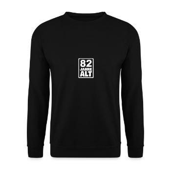 Alto 82 - Unisex Sweatshirt - black - Front - Alina (178cm) & Michal (187cm)