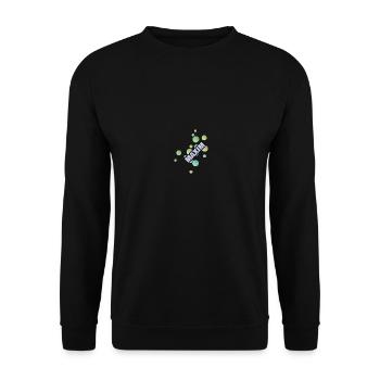 Maxim University of Applied Sciences - Unisex Sweatshirt - black - Front - Alina (178cm) & Michal (187cm)