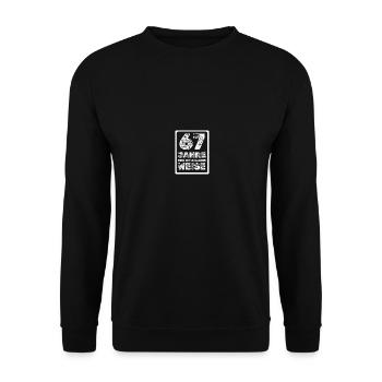 67 ans - Sweat-shirt Unisexe - noir - Devant - Alina (178cm) & Michal (187cm)
