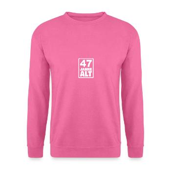 47 - Sweat-shirt Unisexe - rose - Devant