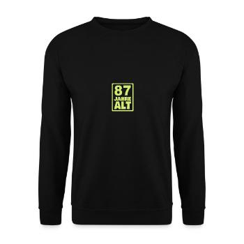 Alto 87 - Unisex Sweatshirt - black - Front - Alina (178cm) & Michal (187cm)