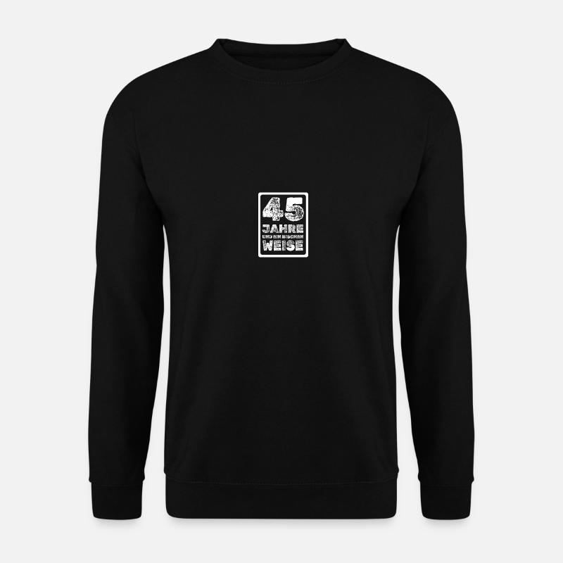 45 - Unisex Pullover - Schwarz