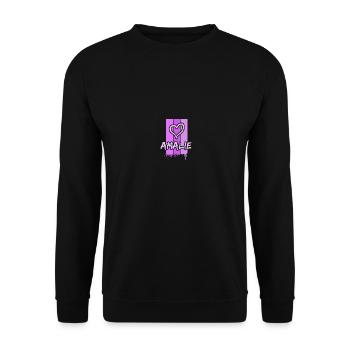 Cadeau pour Amalie - Sweat-shirt Unisexe - noir - Devant - Alina (178cm) & Michal (187cm)
