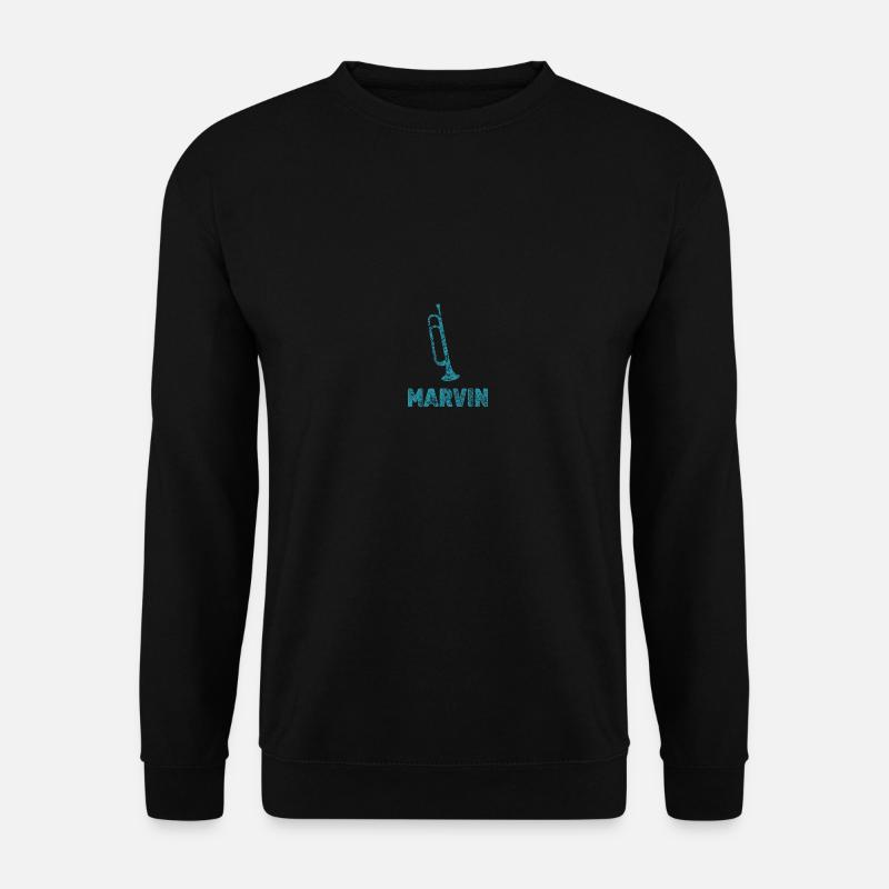 Blasmusik Marvin - Unisex Pullover - Schwarz