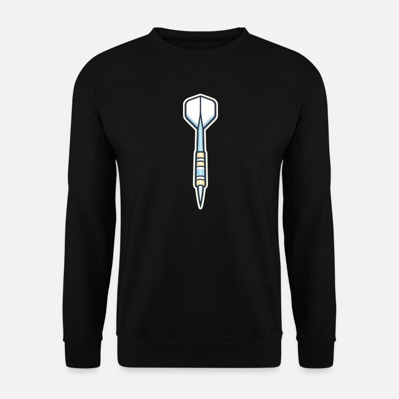 Blue Spear Shield Graphic - Unisex Sweatshirt - black