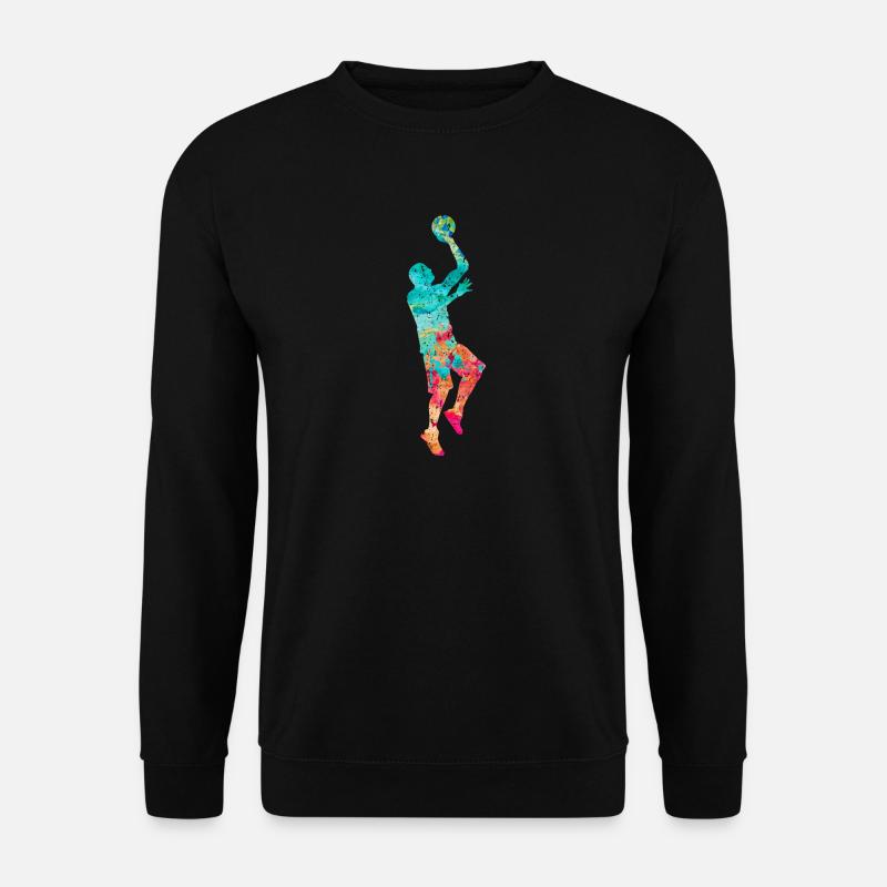 Basketball Player - PopArt - Unisex Pullover - Schwarz