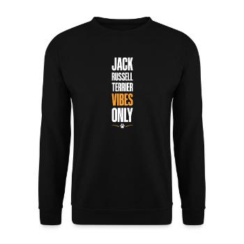 Jack Russell Terrier Vibes - Sweat-shirt Unisexe - noir - Devant - Alina (178cm) & Michal (187cm)