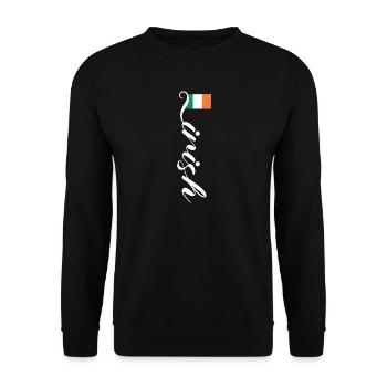 Ireland - Unisex Sweatshirt - black - Front - Alina (178cm) & Michal (187cm)