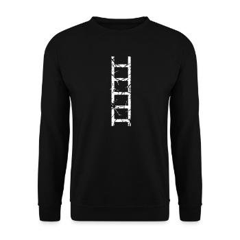 Head Craft Rise Grunge Vector - Unisex Sweatshirt - black - Front - Alina (178cm) & Michal (187cm)