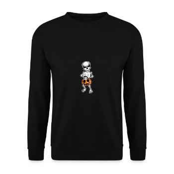 Drôle de squelette Personne humoristique Poison - Sweat-shirt Unisexe - noir - Devant - Alina (178cm) & Michal (187cm)