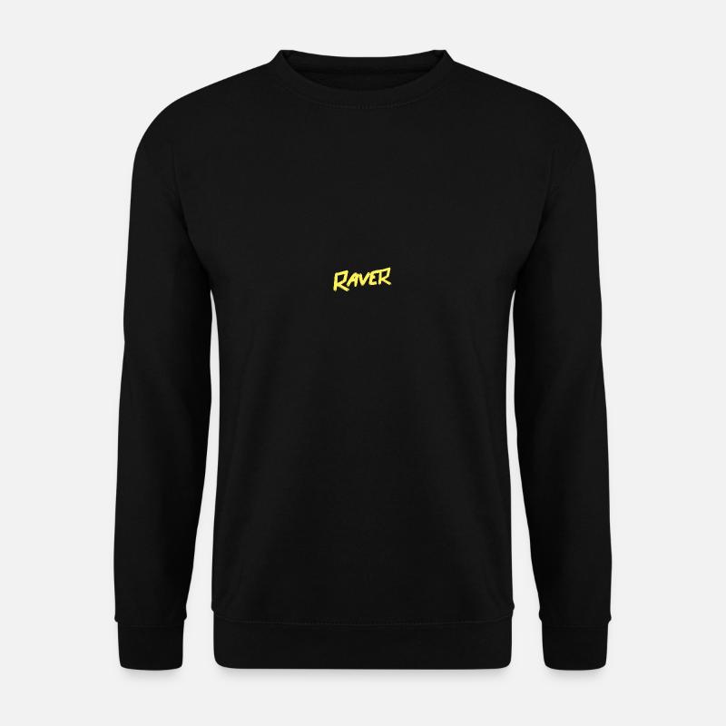 Raver - Techo - Unisex Pullover - Schwarz