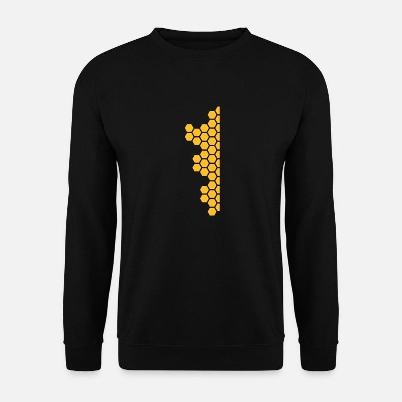 Honeycombs Pattern - Unisex Sweatshirt - black