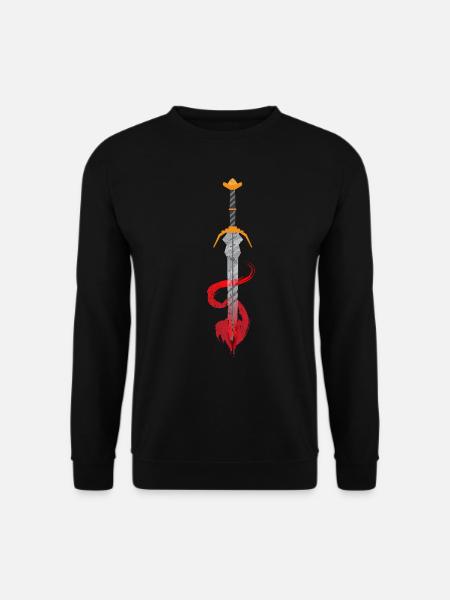 Schwert Nordisches Vikinger Mystisches - Unisex Pullover - Schwarz