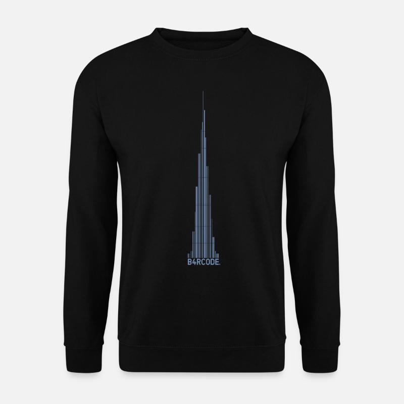 B4RCODE. Dubai - Unisex Sweatshirt - black