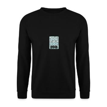 Numéro 2031 - Sweat-shirt Unisexe - noir - Devant - Alina (178cm) & Michal (187cm)