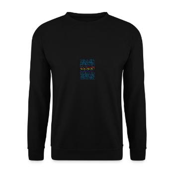 Regenbogen 2027 - Unisex Pullover - Schwarz - Vorne - Alina (178cm) & Michal (187cm)