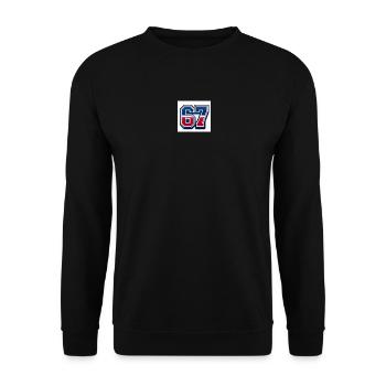67 Numéro patriotique - Sweat-shirt Unisexe - noir - Devant - Alina (178cm) & Michal (187cm)