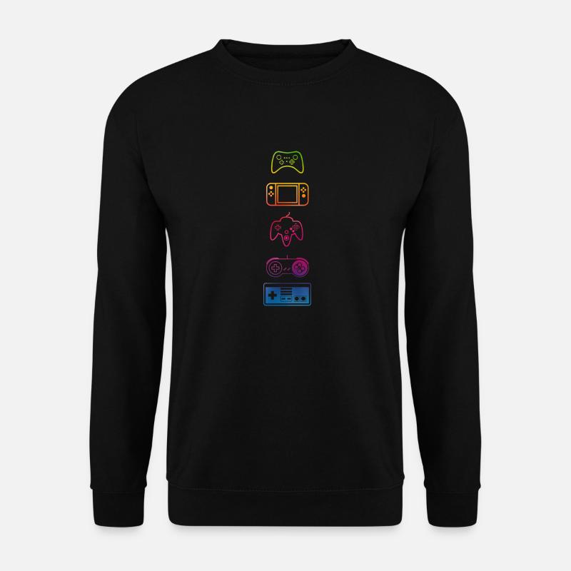 Classic Gaming controllers - Unisex Sweatshirt - black