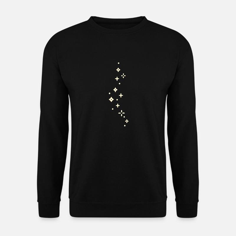 Glitter Star Line - Unisex Sweatshirt - black