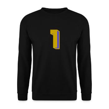 1 - Sweat-shirt Unisexe - noir - Devant - Alina (178cm) & Michal (187cm)