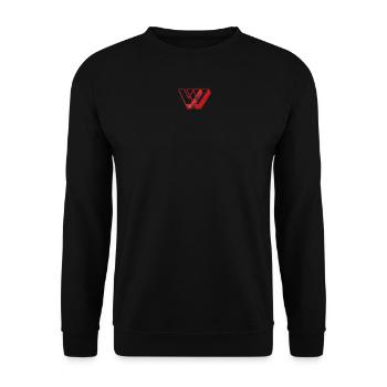 Winner Label . Fire on Fire Edition - Unisex Sweatshirt - black - Front - Alina (178cm) & Michal (187cm)