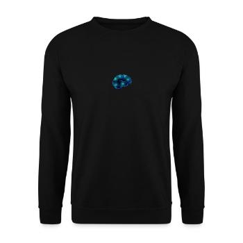 Voies du cerveau cerveau neurones bleu smart - Sweat-shirt Unisexe - noir - Devant - Alina (178cm) & Michal (187cm)
