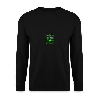 Gift for Arthur - Unisex Sweatshirt - black - Front - Alina (178cm) & Michal (187cm)