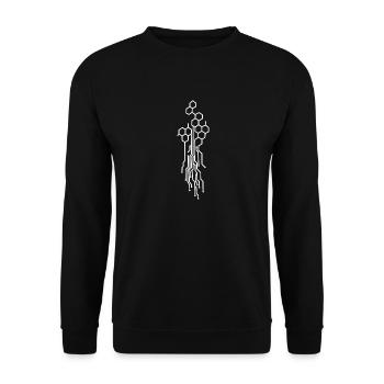 Chemistry Electronics Biotechnology - Unisex Sweatshirt - black - Front - Alina (178cm) & Michal (187cm)