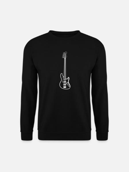 Bassguitar - Unisex Pullover - Schwarz