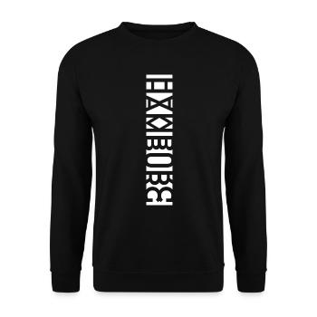 Stadt Hamburg Hamburger Hamburgerin Sprüche Shirt - Unisex Pullover - Schwarz - Vorne - Alina (178cm) & Michal (187cm)