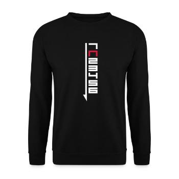 Circuit moto - 1N23456 - Sweat-shirt Unisexe - noir - Devant - Alina (178cm) & Michal (187cm)