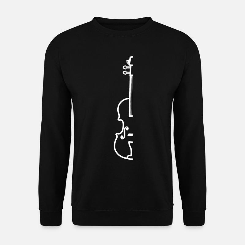 Violine Geigenspieler Musiker - Unisex Pullover - Schwarz