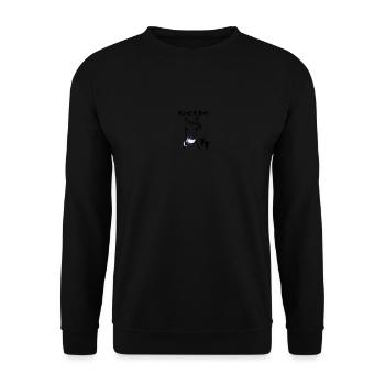 Geile Stute mit Strassstein - Unisex Pullover - Schwarz - Vorne - Alina (178cm) & Michal (187cm)