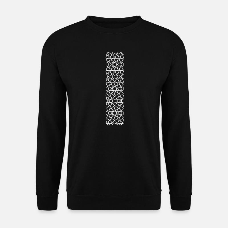 BOHEMIAN wax PATTERN - Unisex Sweatshirt - black