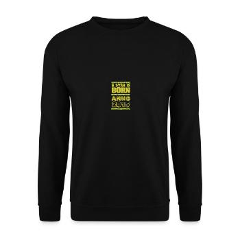 Star 2015 - Unisex Sweatshirt - black - Front - Alina (178cm) & Michal (187cm)