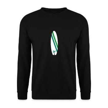 Surfbrett - Unisex Pullover - Schwarz - Vorne - Alina (178cm) & Michal (187cm)