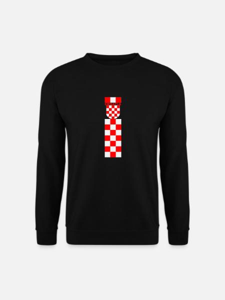 Croatia sahovnica - Unisex Pullover - Schwarz