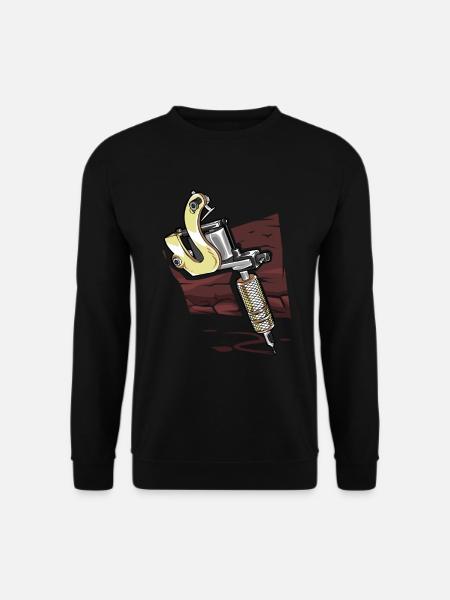 Tattoo Machine - Tätowierer Künstler Tinte Haut - Unisex Pullover - Schwarz