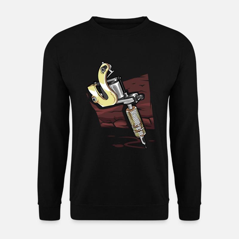 Tattoo Machine - Tätowierer Künstler Tinte Haut - Unisex Pullover - Schwarz