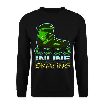 Patins à roues alignées - Sweat-shirt Unisexe - noir - Devant - Alina (178cm) & Michal (187cm)