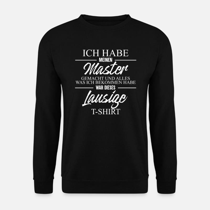 Master's Degree Students - Unisex Sweatshirt - black