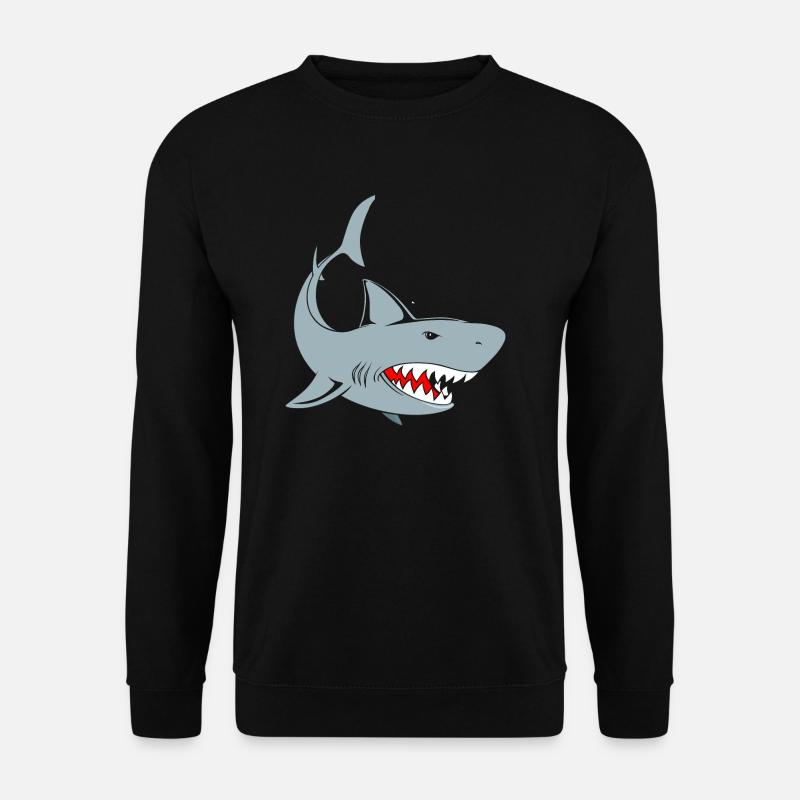shark - Unisex Sweatshirt - black