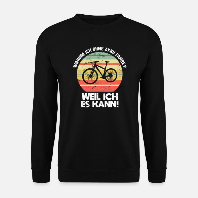 Anti Ebike Without battery - Unisex Sweatshirt - black