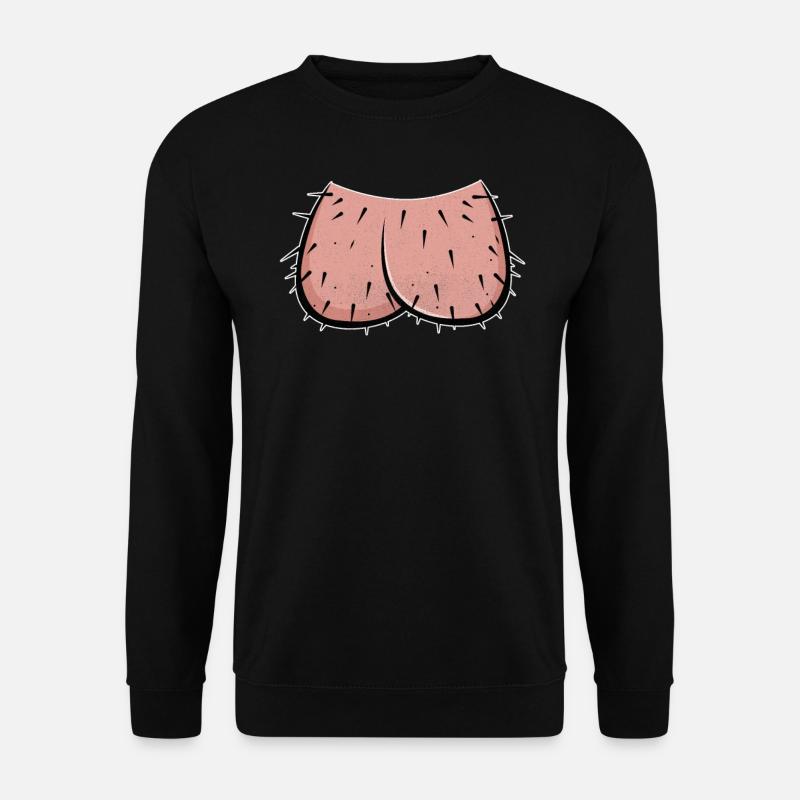 Hoden Sackgesicht - Unisex Pullover - Schwarz